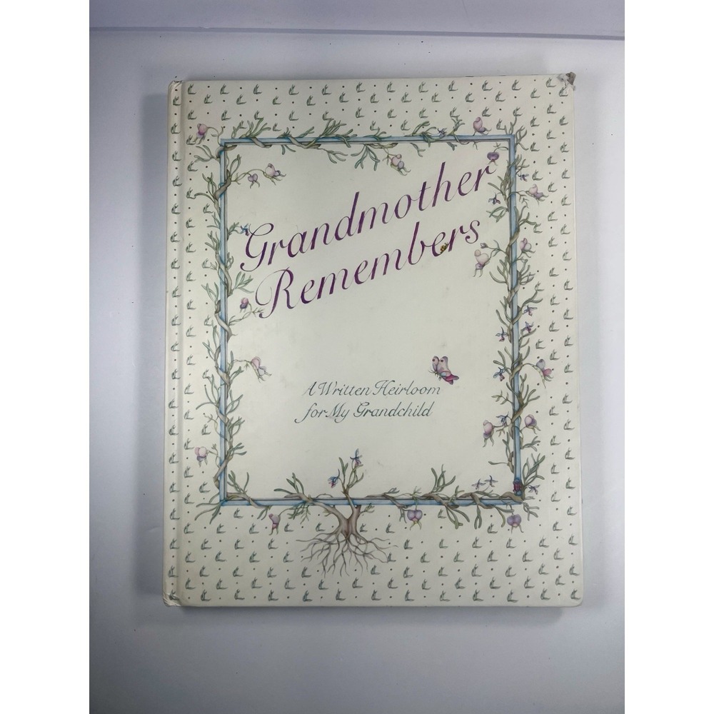 Grandmother Remembers Memory Book 1983 Vintage Heirloom Journal Gift Grandchild